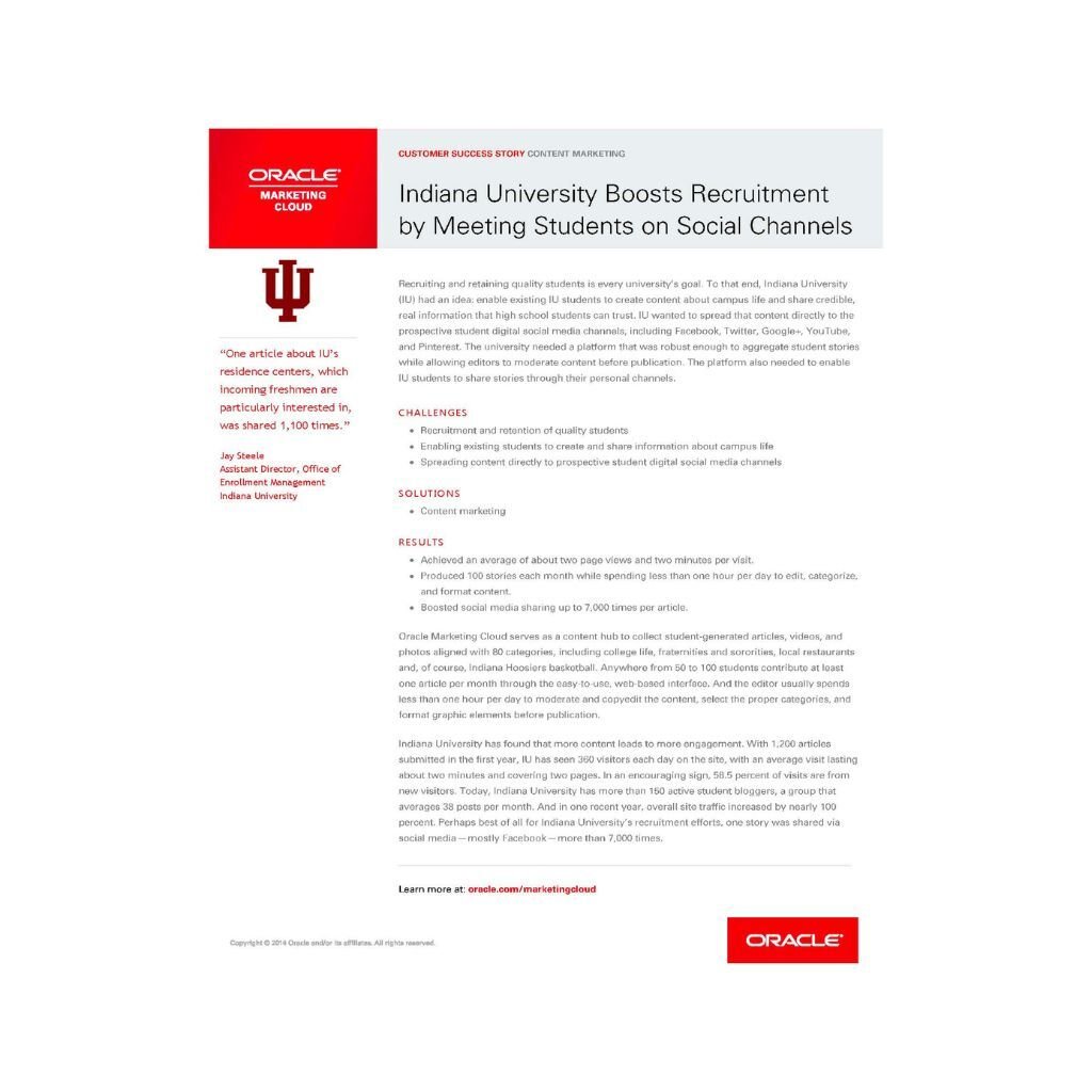 Content Marketing - Indiana University